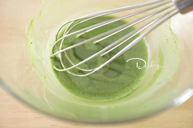 chè pudding matcha đậu đỏ 1