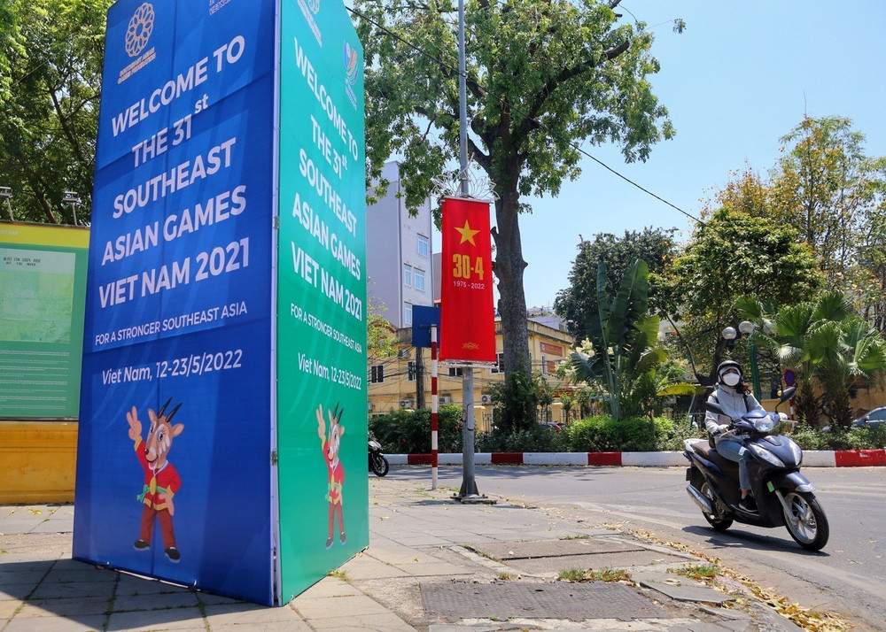 Hà Nội trang hoàng đường phố chào đón SEA Games 31 - Ảnh 6.