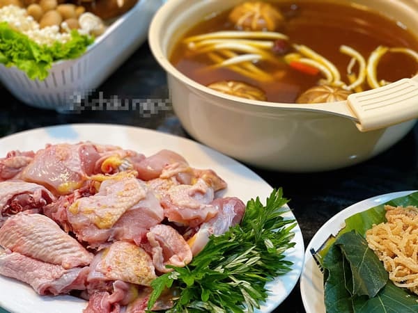 lẩu gà nấm  4