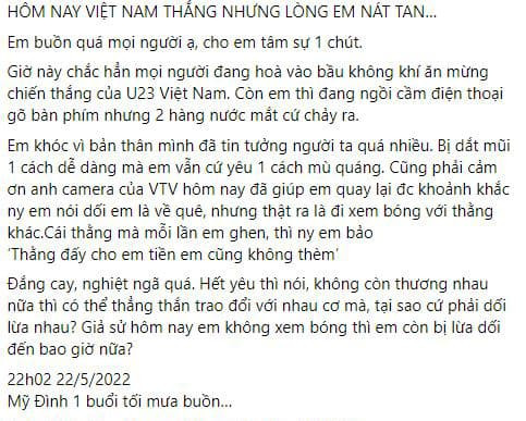Phát hiện bị cắm sừng 0 Phát hiện bị cắm sừng 0