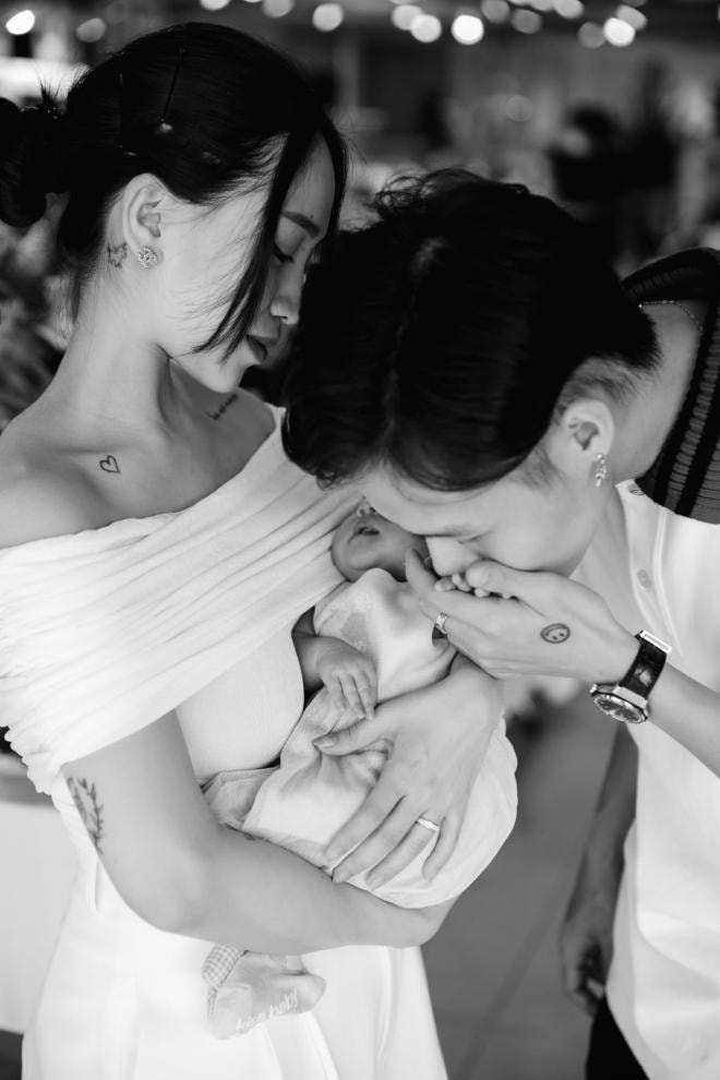ảnh tiệc đầy tháng con minh anh  3