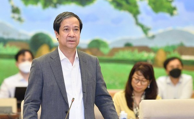 Bộ trưởng Giáo dục và Đào tạo Nguyễn Kim Sơn. Ảnh: Media Quochoi