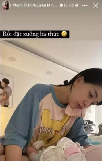 Minh Anh chăm con nhỏ  2
