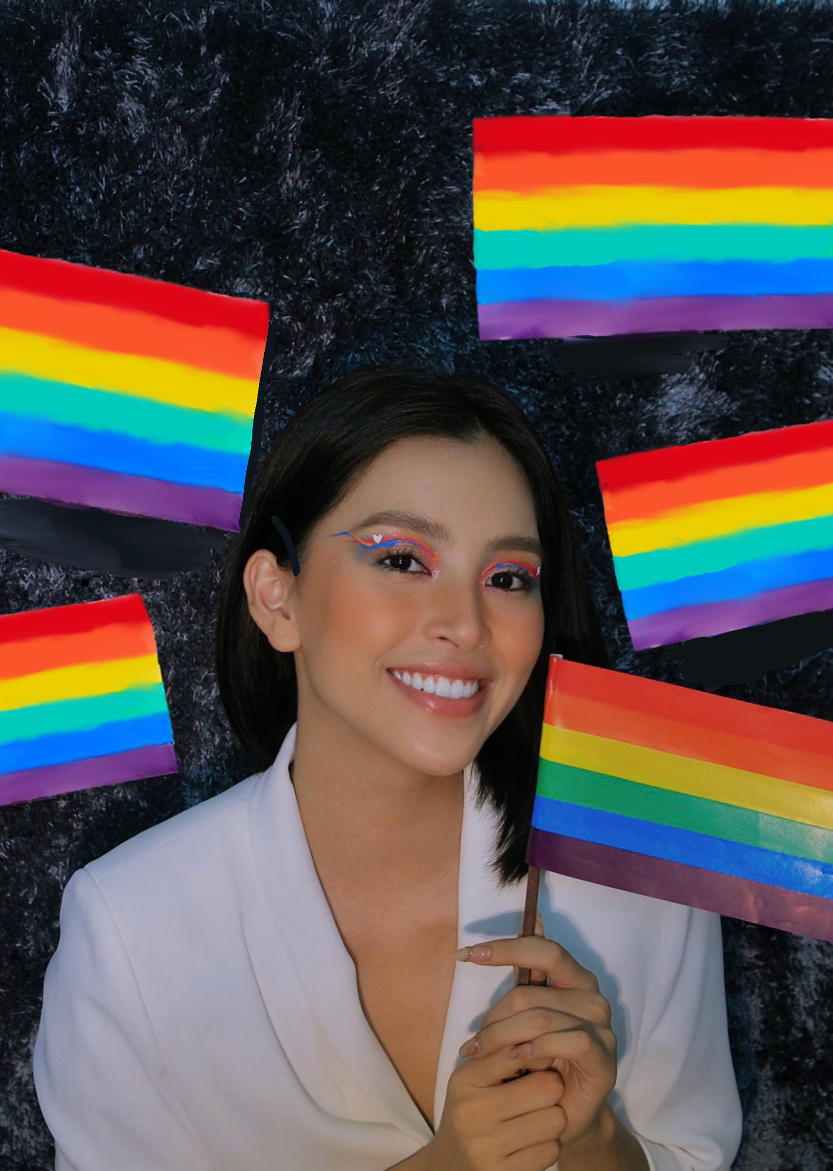Hoa hậu Tiểu Vy và nhiều hoa hậu nổi tiếng diện đồ ủng hộ cộng đồng LGBTQ+ - ảnh 2