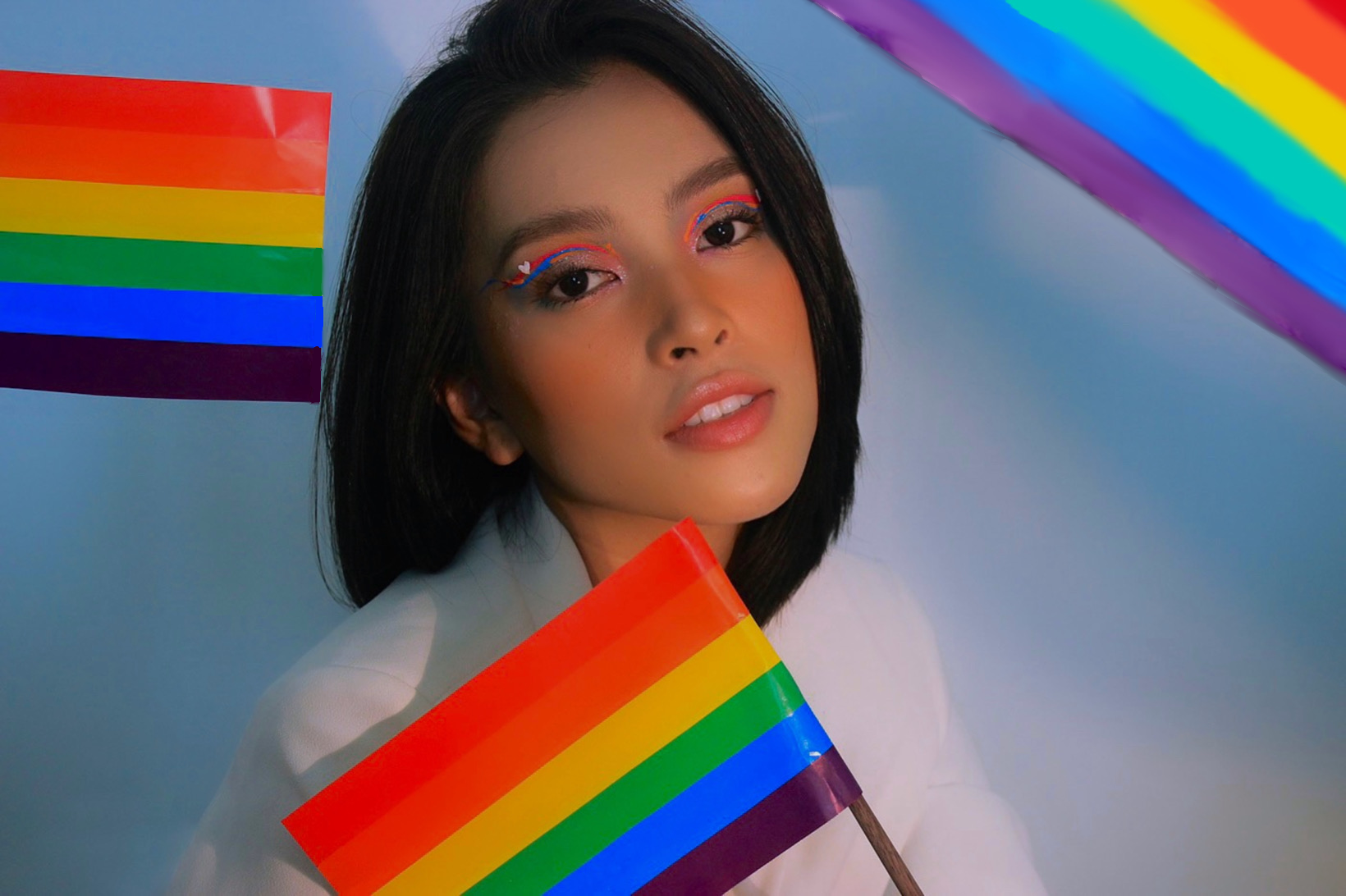 Hoa hậu Tiểu Vy và nhiều hoa hậu nổi tiếng diện đồ ủng hộ cộng đồng LGBTQ+ - ảnh 3