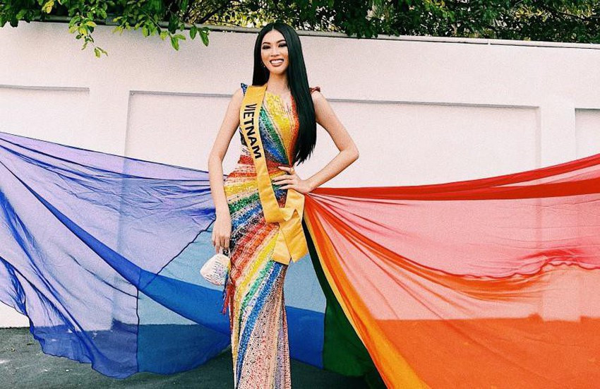Hoa hậu Tiểu Vy và nhiều hoa hậu nổi tiếng diện đồ ủng hộ cộng đồng LGBTQ+ - ảnh 9