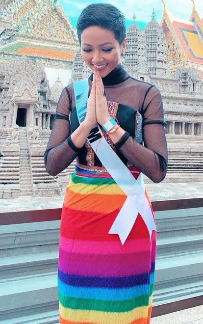 Hoa hậu Tiểu Vy và nhiều hoa hậu nổi tiếng diện đồ ủng hộ cộng đồng LGBTQ+ - ảnh 11