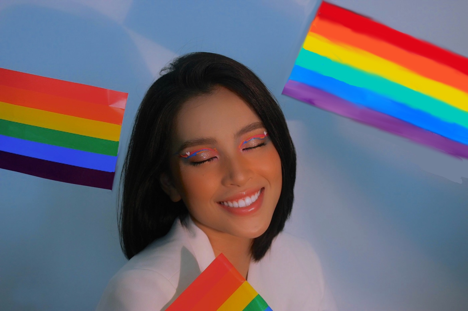 Hoa hậu Tiểu Vy và nhiều hoa hậu nổi tiếng diện đồ ủng hộ cộng đồng LGBTQ+ - ảnh 4
