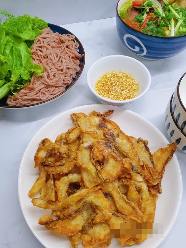 bún cá chấm  0
