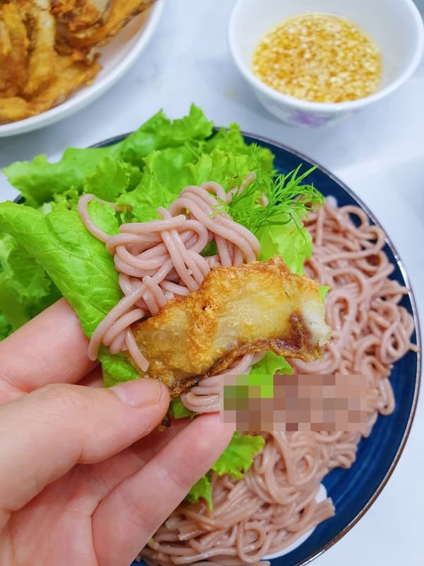 bún cá chấm  5