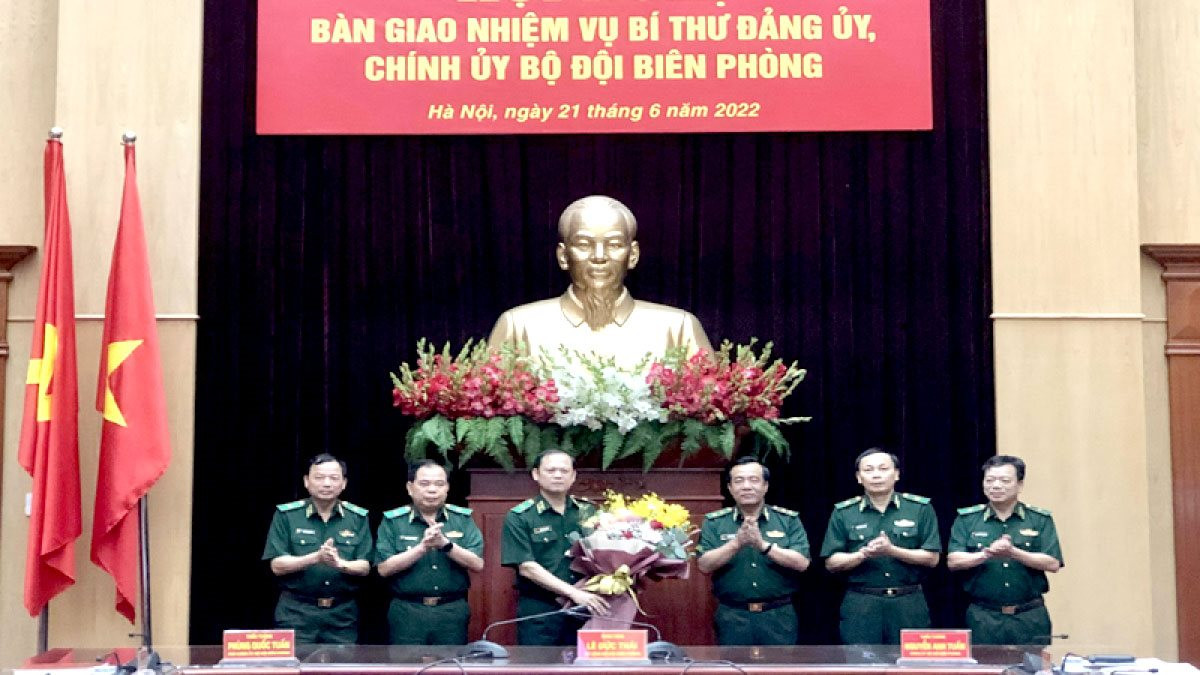 Thiếu tướng Nguyễn Anh Tuấn nhận nhiệm vụ Chính ủy Bộ đội Biên phòng