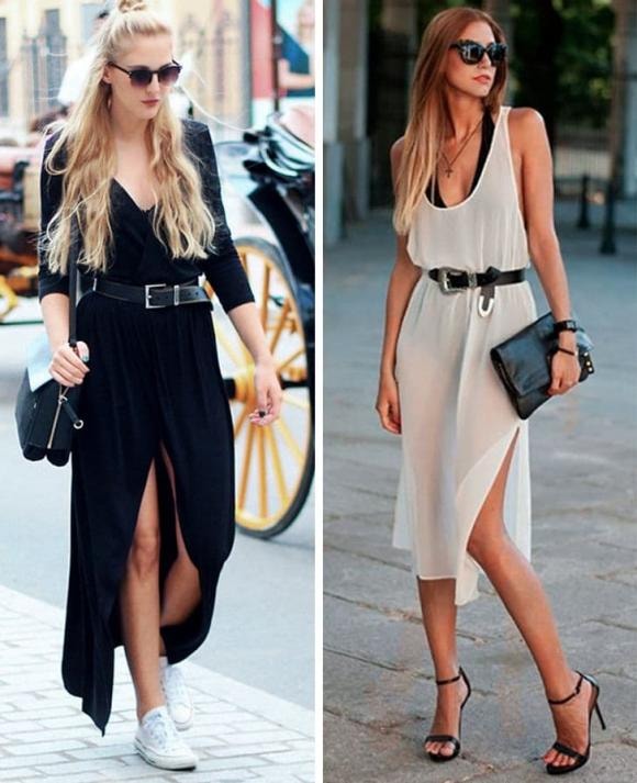 maxi, mặc váy maxi, thời trang 