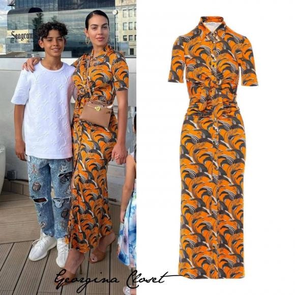 georgina rodriguez, bạn gái cristiano ronaldo, set đồ, hàng hiệu 