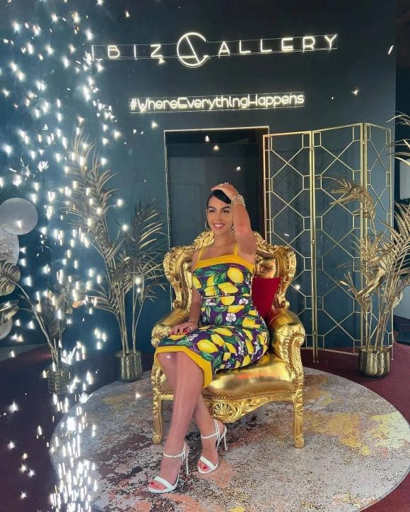 georgina rodriguez, bạn gái cristiano ronaldo, set đồ, hàng hiệu 