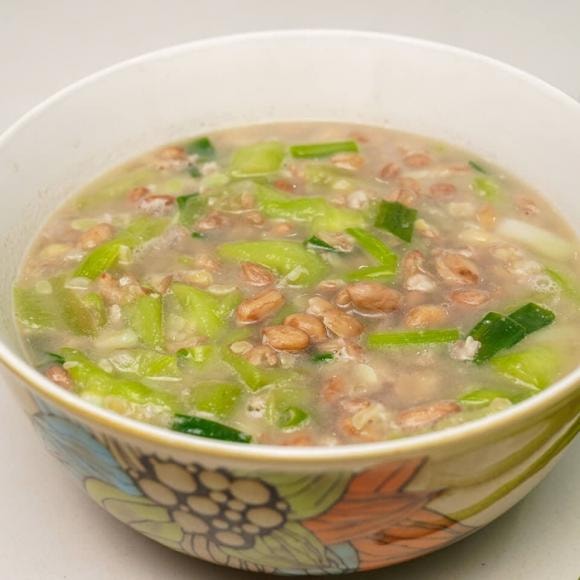 Canh mướp, Canh mướp nấu lạc, món ngon