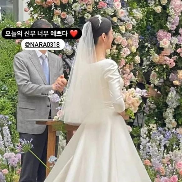 jang nara, lễ cưới jang nara, jang nara váy cưới, mỹ nhân không tuổi, thánh hack tuổi