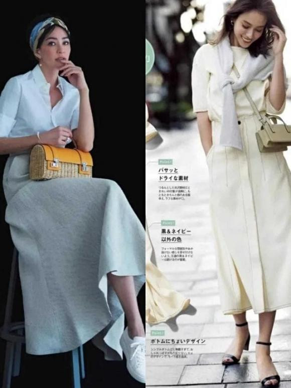 váy Nhật Bản, quy tắc mặc váy, cách phối đồ