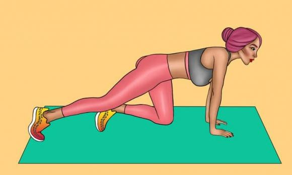 bài tập thể dục, động tác yoga, thể dục đốt mỡ, bài tập đốt mỡ bụng
