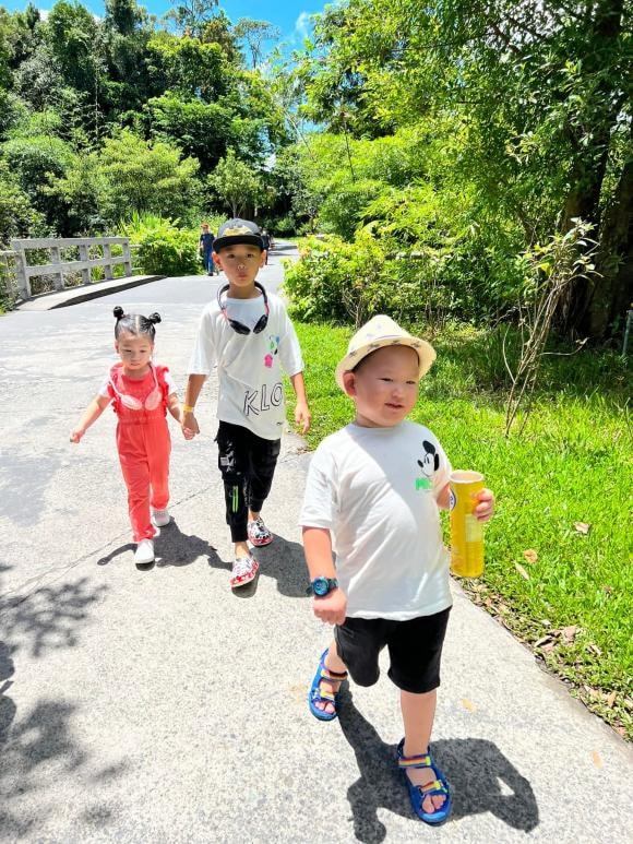 Trà My, con trai Trà My, sao việt đi Phú Quốc 