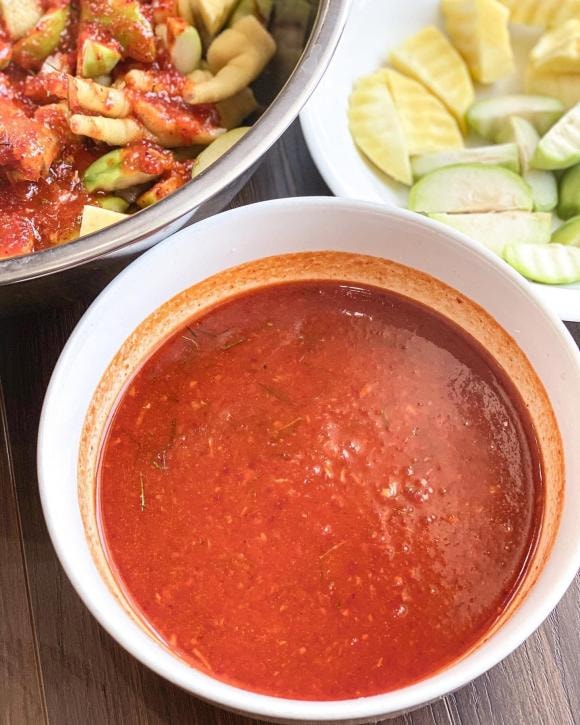 chân gà sốt thái, cách làm chân gà sốt thái, món ngon 