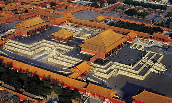 Tử Cấm Thành, 3 tòa đại điện, cây xanh tử cấm thành