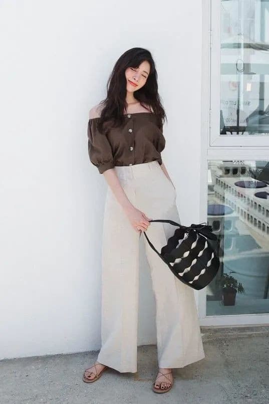thời trang, áo croptop, quần cạp cao, thời trang mùa hè