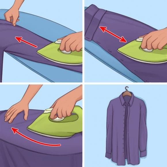 là ủi, cách là ủi quần áo, kiến thức 