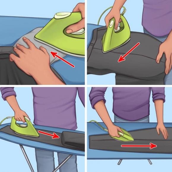 là ủi, cách là ủi quần áo, kiến thức 
