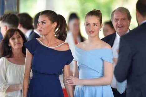 leonor, công chúa leonor, hoàng hậu letizia, hoàng gia tây ban nha