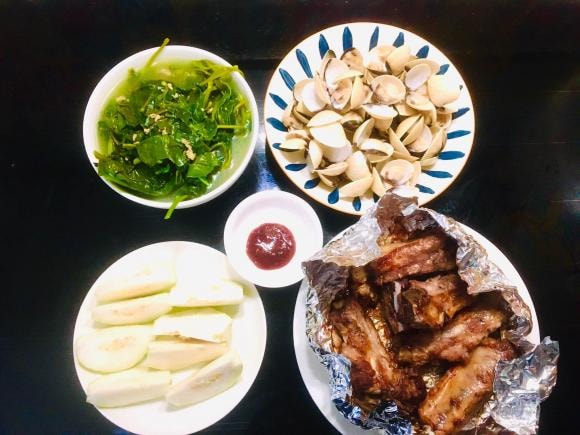 mâm cơm, mâm cơm ngon, món ngon 