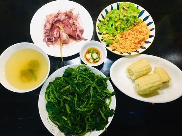 mâm cơm, mâm cơm ngon, món ngon 