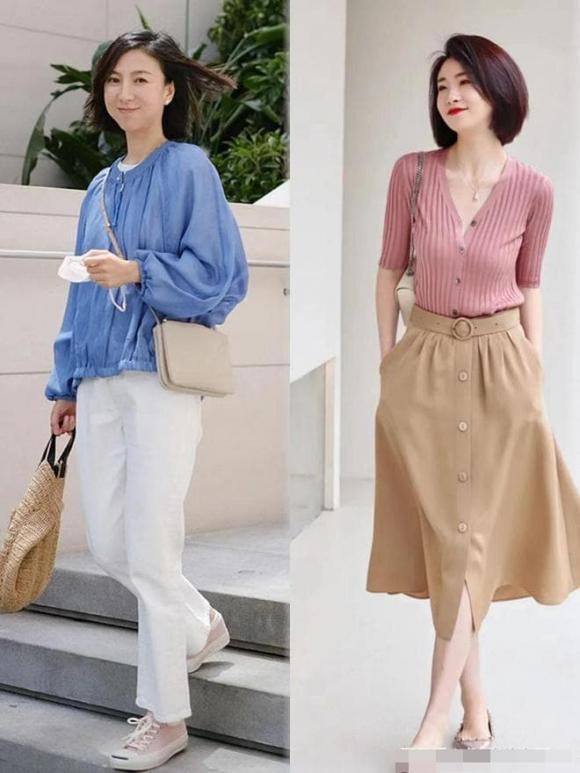 phụ nữ trung niên, thời trang, lỗi mặc