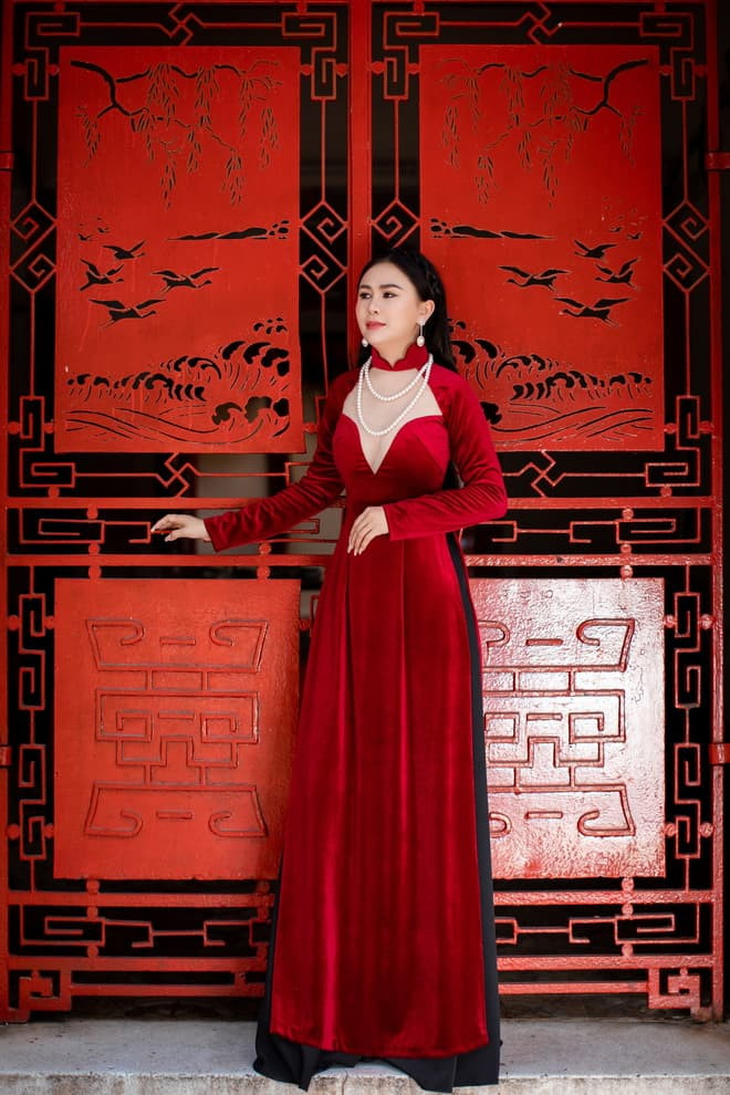 Hoa hậu thiện nguyện Lý Kim Ngân, áo dài, thời trang sao