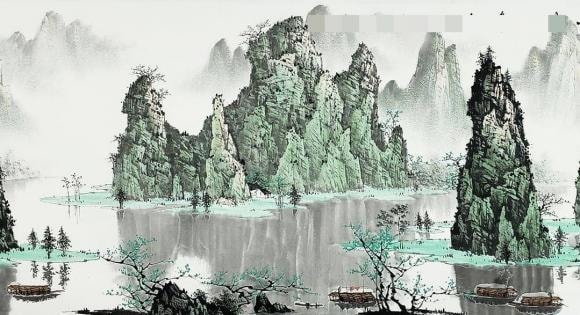 phong thủy nhà, tranh phong thủy phòng khách, tranh treo phòng khách