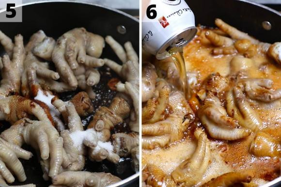 chân gà, cách làm chân gà, chân gà sốt nước tương, 