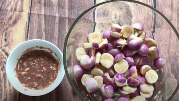 cà pháo, cà pháo dầm mắm, cách muối cà, món ngon 