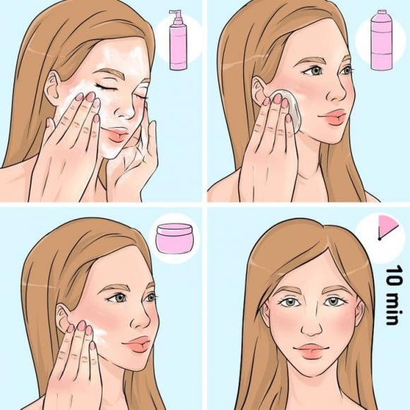 chăm sóc da, giữ lớp trang điểm, bí quyết giữ lớp trang điểm lâu trôi, lớp trang điểm