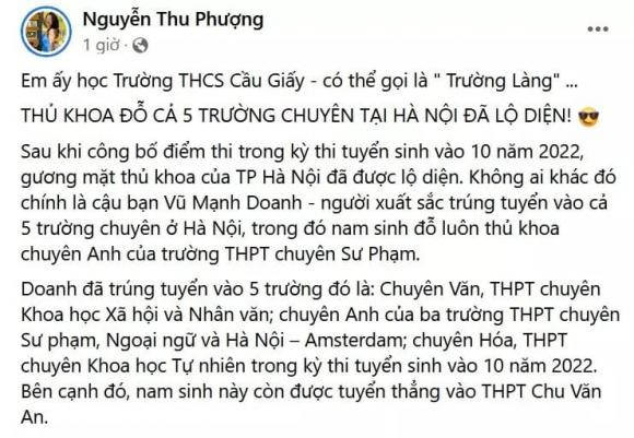 ca sĩ Thu Phượng, vợ cũ Thành Trung, sao Việt
