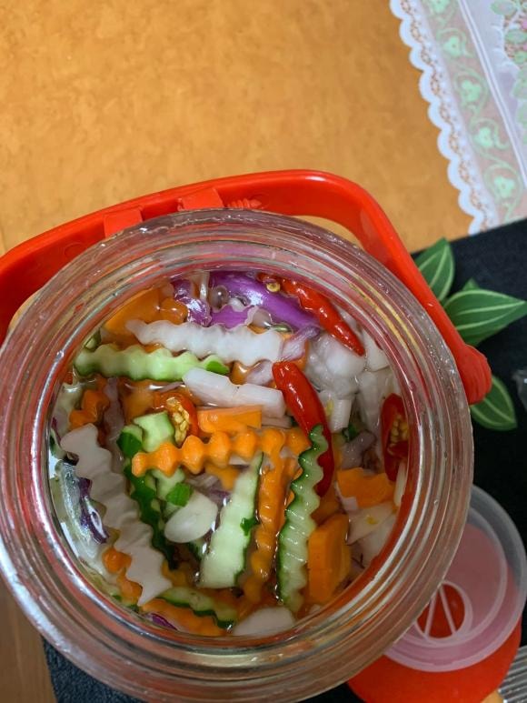  tai heo ngâm chua ngọt, công thức làm  tai heo ngâm chua ngọt, món ngon từ tai heo