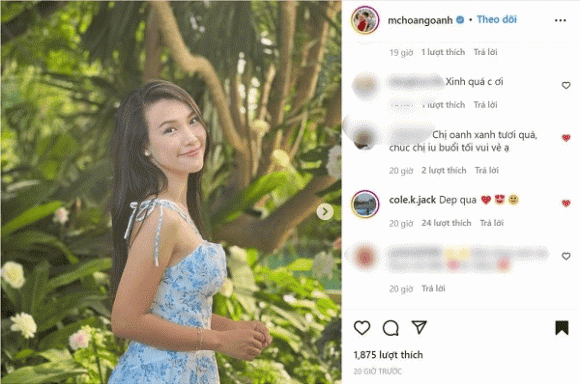 MC Hoàng Oanh, á hậu Hoàng Oanh, sao Việt