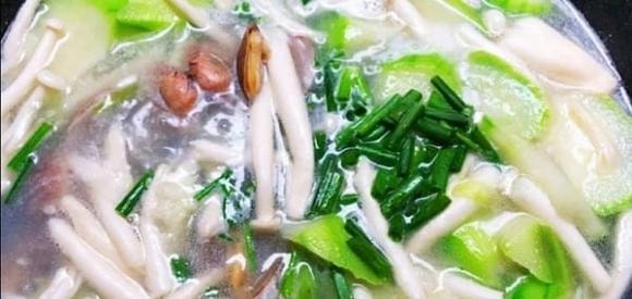 canh ngao, món canh ngao mướp, món ngon mỗi ngày