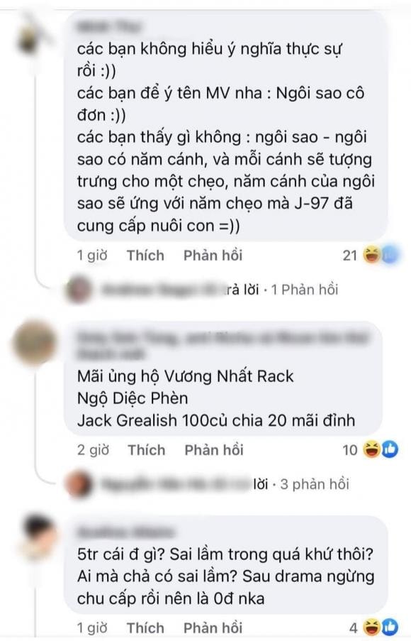 jack, j97, thiên an, sao việt