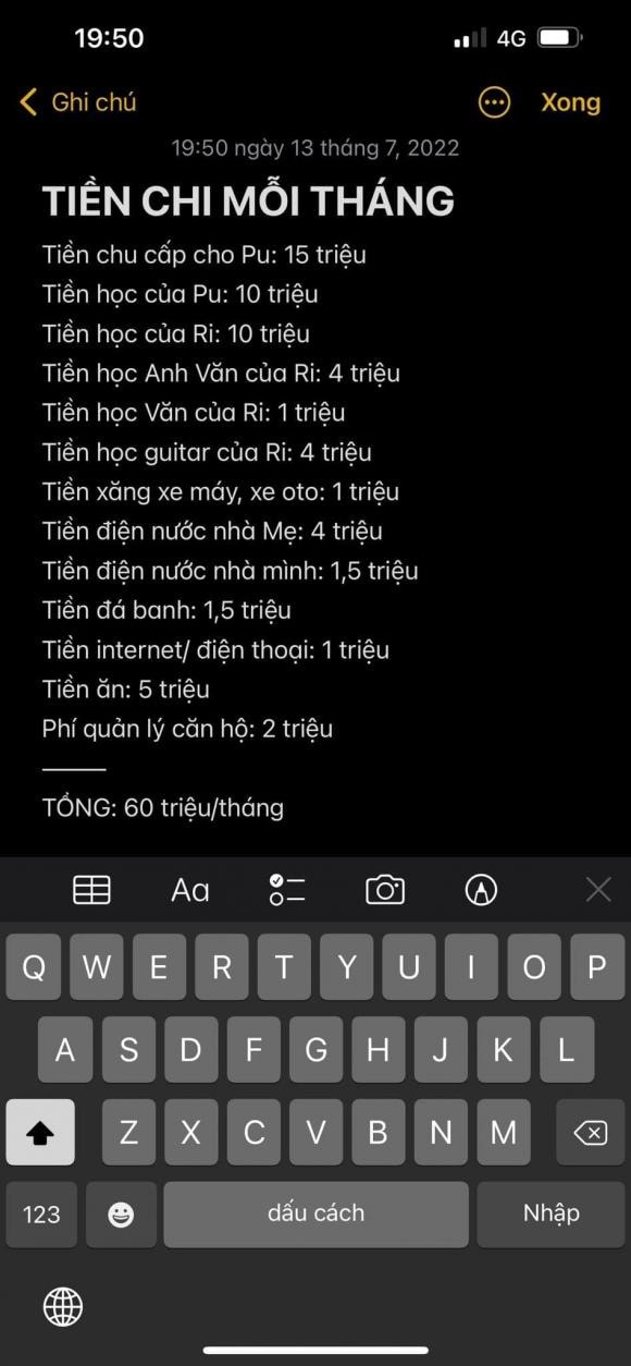 Nguyễn Văn Chung, Jack, Nguyễn Văn Chung chu cấp cho con, sao việt 
