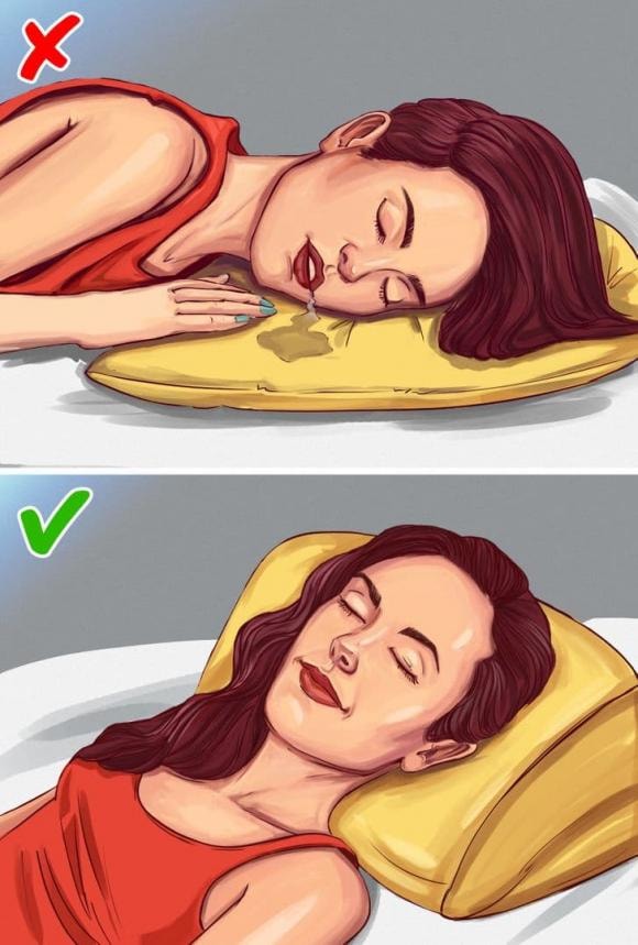 nước dãi, chảy nước dãi khi ngủ, kiến thức 