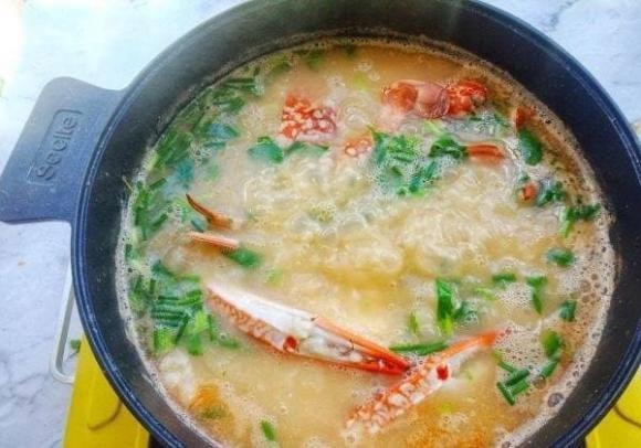 cháo tôm, cháo ghẹ, món ngon mỗi ngày 