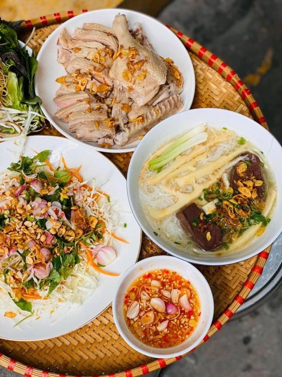 thịt vịt, bún măng vịt, món ngon 