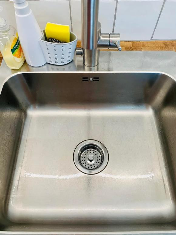 mẹo vặt, làm sạch bồn rửa bát, làm sạch nhà