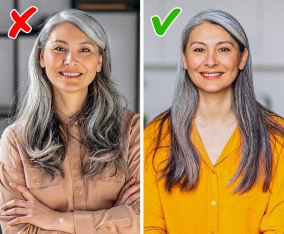 tóc bạc, làm sao với tóc bạc, làm đẹp 