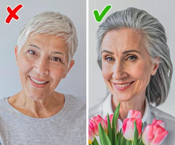 tóc bạc, làm sao với tóc bạc, làm đẹp 