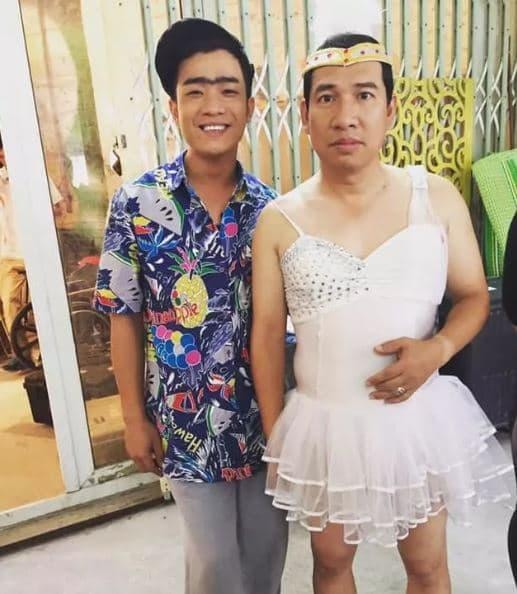 Quang Thắng, Quang Thắng giả gái, sao việt 